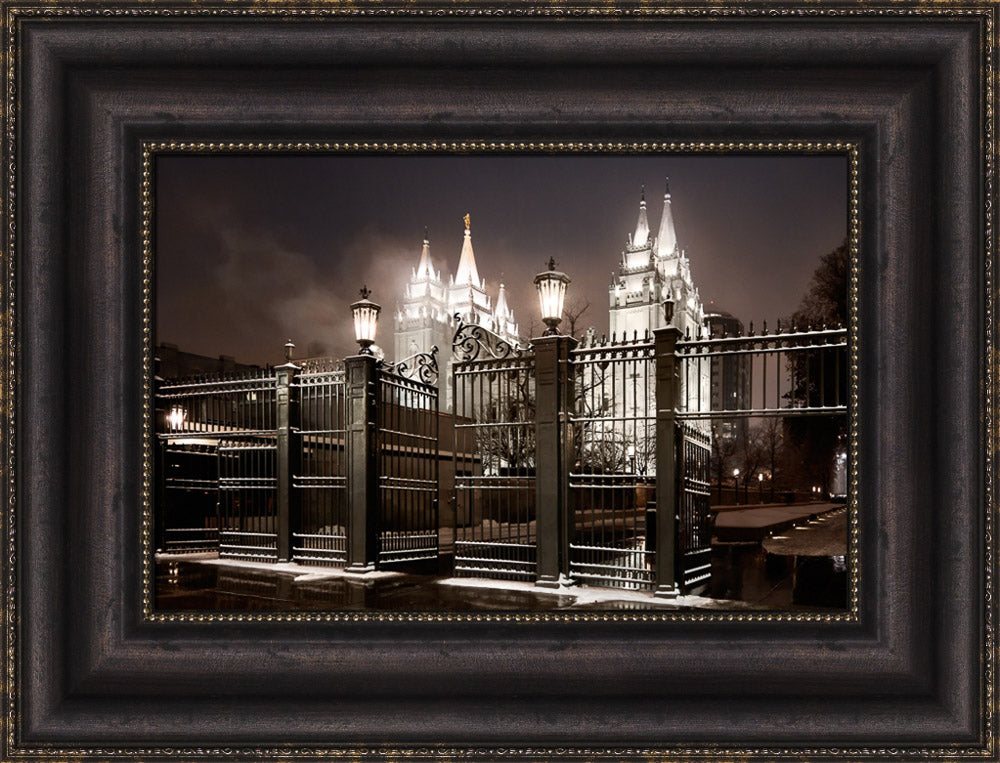 Salt Lake Temple - Straight is the Gate by Robert A Boyd