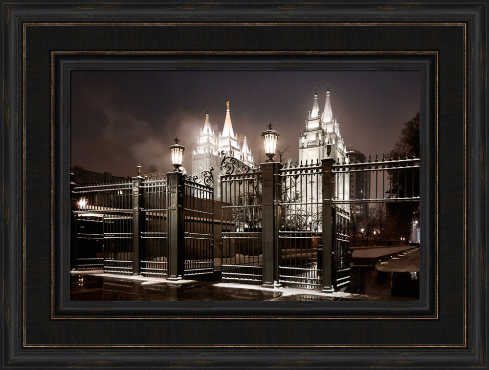 Salt Lake Temple - Straight is the Gate by Robert A Boyd