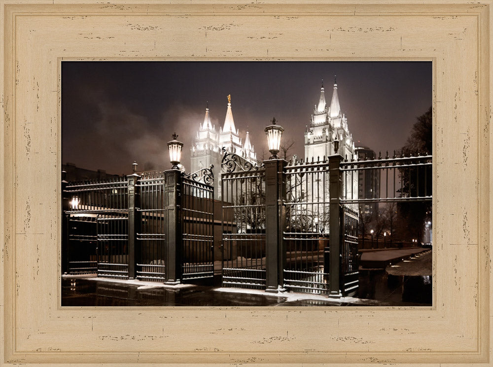 Salt Lake Temple - Straight is the Gate by Robert A Boyd