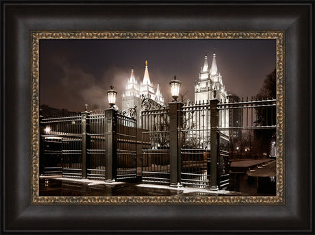 Salt Lake Temple - Straight is the Gate by Robert A Boyd