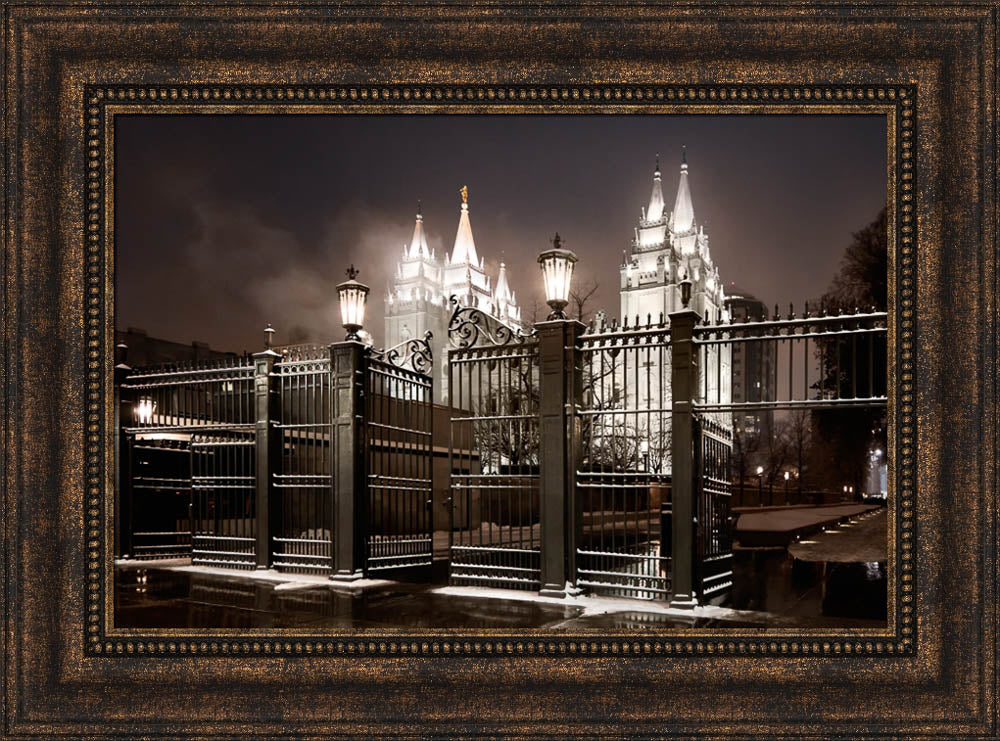 Salt Lake Temple - Straight is the Gate by Robert A Boyd