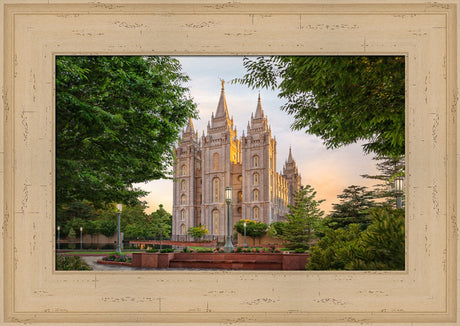 Salt Lake Temple - Calm Summer by Robert A Boyd