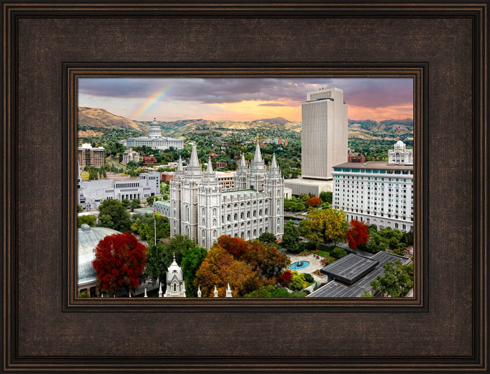 Salt Lake Temple - Temple Square by Robert A Boyd