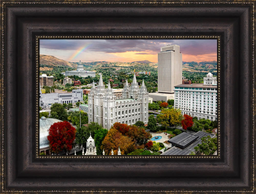 Salt Lake Temple - Temple Square by Robert A Boyd