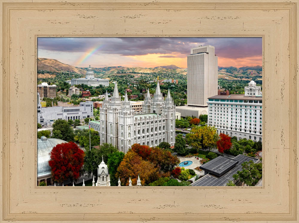 Salt Lake Temple - Temple Square by Robert A Boyd