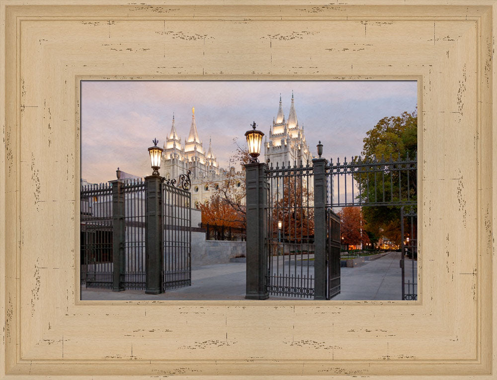 Salt Lake Temple - Enter In by Robert A Boyd