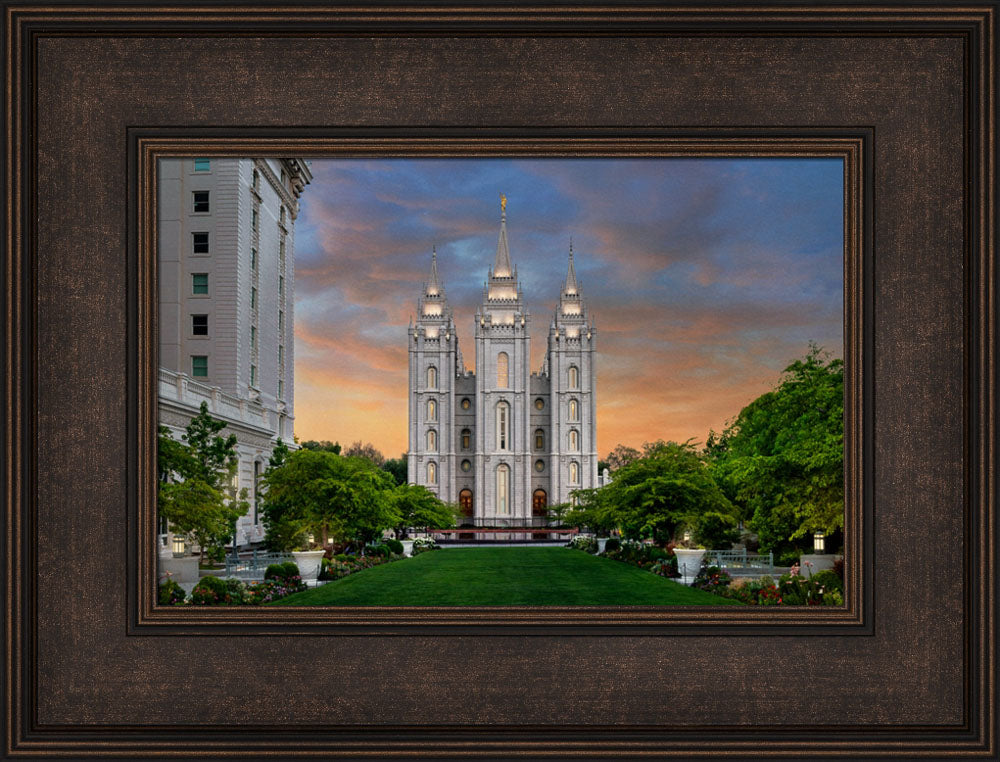 Salt Lake Temple - Amazing Grace by Robert A Boyd