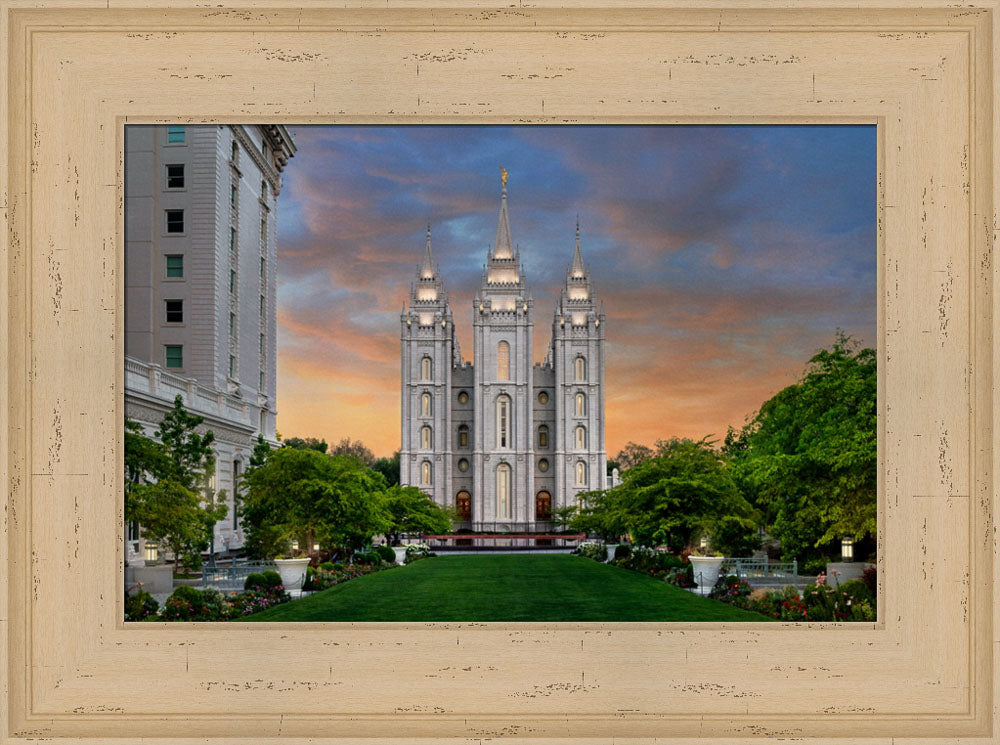 Salt Lake Temple - Amazing Grace by Robert A Boyd