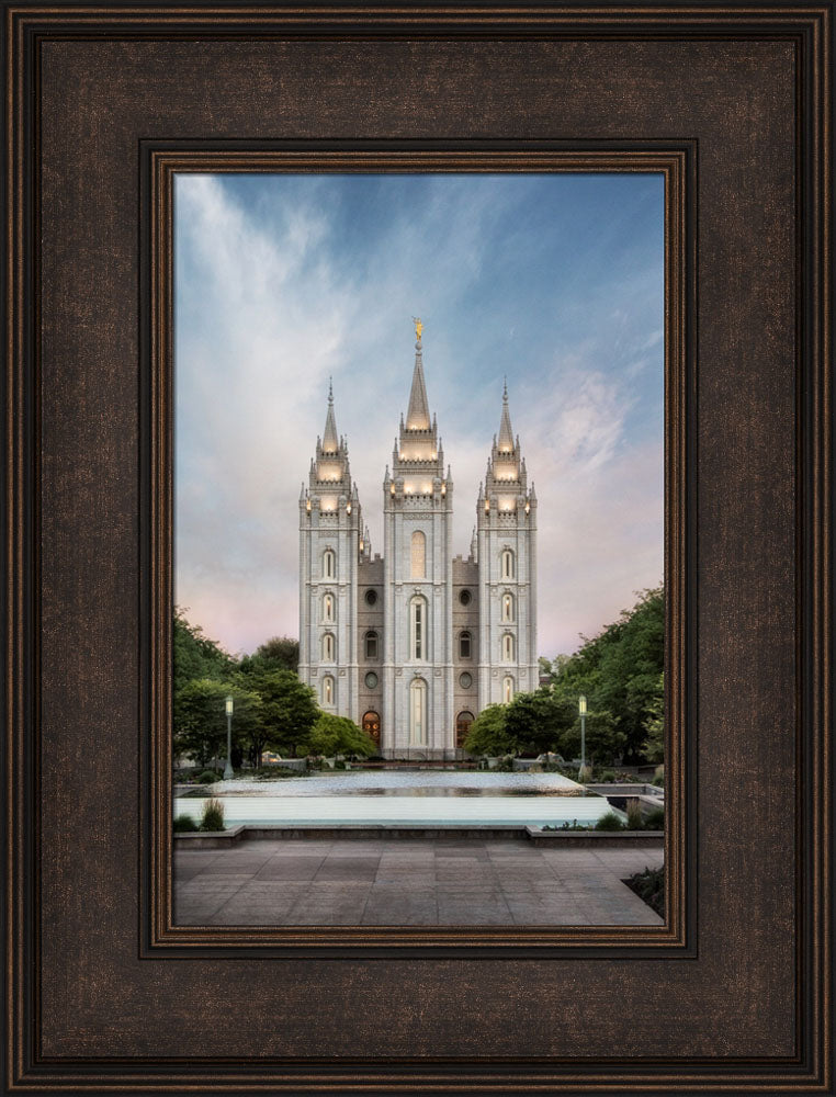 Salt Lake Temple - Chrome Series by Robert A Boyd