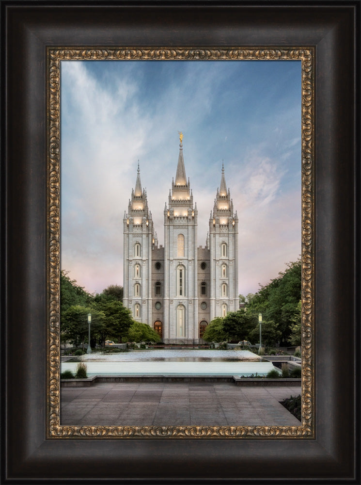 Salt Lake Temple - Chrome Series by Robert A Boyd