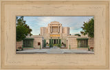 Cardston Temple - Gate Panoramic by Robert A Boyd