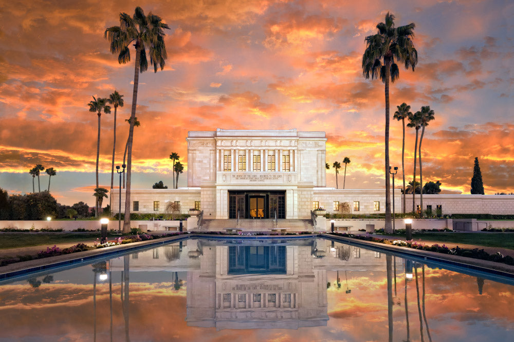 Mesa Temple - Sunrise by Robert A Boyd