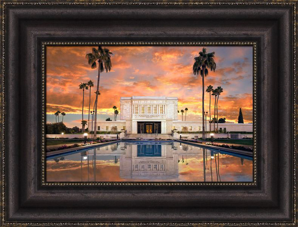 Mesa Temple - Sunrise by Robert A Boyd