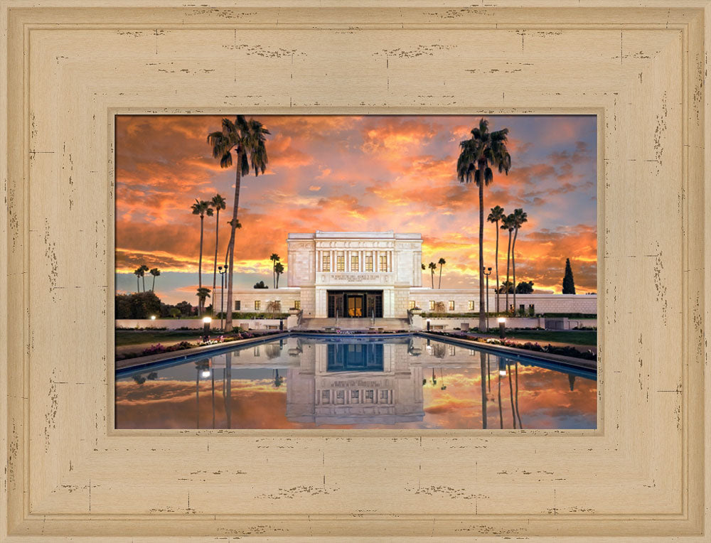 Mesa Temple - Sunrise by Robert A Boyd