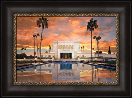 Mesa Temple - Sunrise by Robert A Boyd