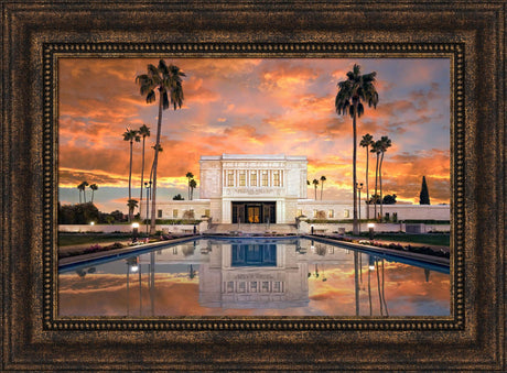 Mesa Temple - Sunrise by Robert A Boyd