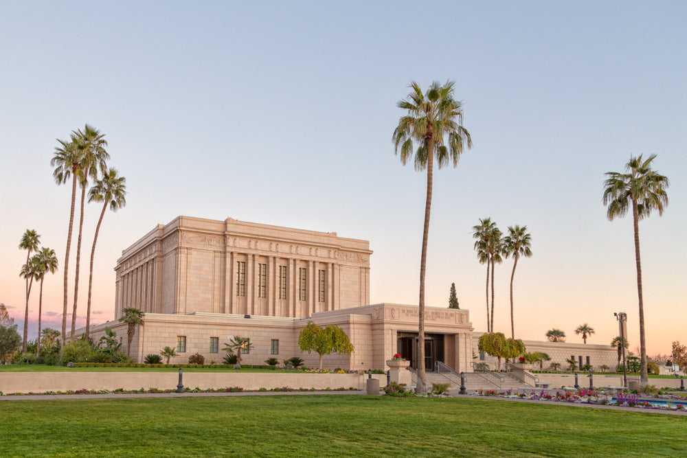 Mesa Temple - Evening by Robert A Boyd