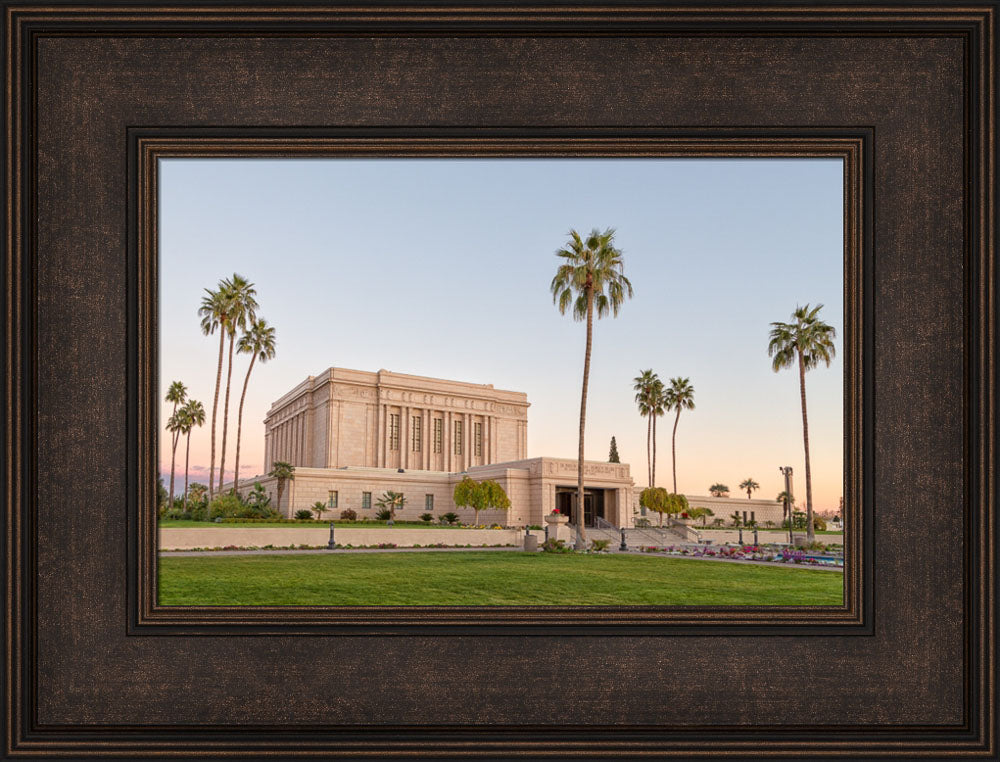 Mesa Temple - Evening by Robert A Boyd