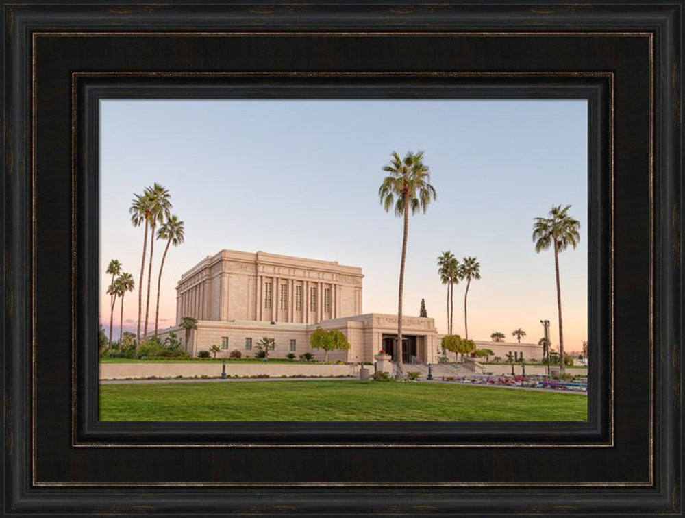 Mesa Temple - Evening by Robert A Boyd