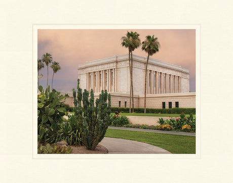 Mesa Temple - Cactus Path by Robert A Boyd