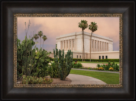 Mesa Temple - Cactus Path by Robert A Boyd