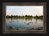 Idaho Falls Temple - River by Robert A Boyd