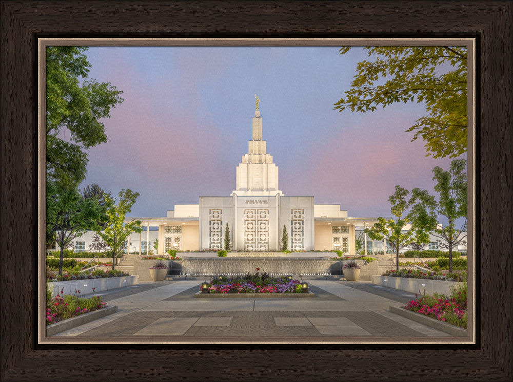 Idaho Falls Temple - A House of Peace by Robert A Boyd