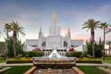 Oakland Temple - Fountains by Robert A Boyd