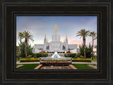 Oakland Temple - Fountains by Robert A Boyd