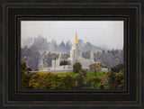 Oakland Temple - Fog by Robert A Boyd