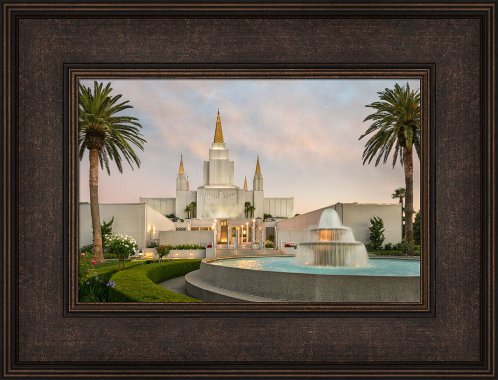 Oakland Temple - Fountain of Living Waters by Robert A Boyd