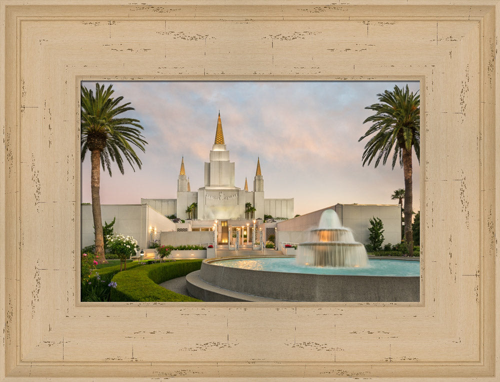 Oakland Temple - Fountain of Living Waters by Robert A Boyd