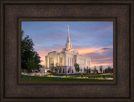 Ogden Temple - Eventide by Robert A Boyd