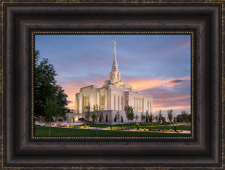 Ogden Temple - Eventide by Robert A Boyd