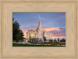 Ogden Temple - Eventide by Robert A Boyd