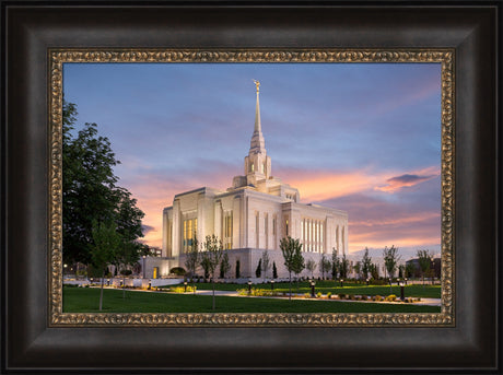 Ogden Temple - Eventide by Robert A Boyd