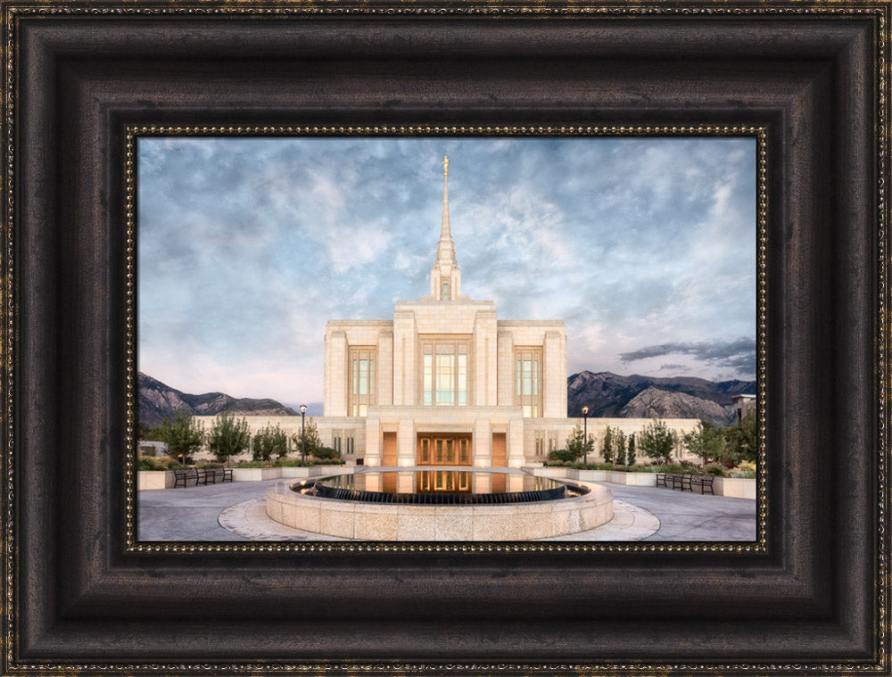 Ogden Temple - Chrome Series by Robert A Boyd