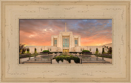 Ogden Temple - Garden Panoramic by Robert A Boyd