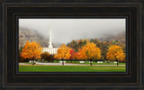 Provo Temple - Autumn Trees by Robert A Boyd