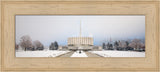 Provo Temple - Fog Panoramic by Robert A Boyd