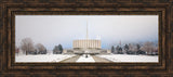 Provo Temple - Fog Panoramic by Robert A Boyd