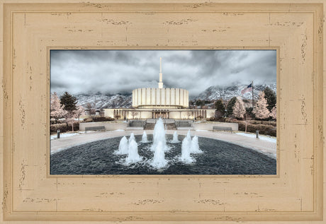 Provo Temple - Chrome Series by Robert A Boyd