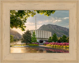 Provo Temple - Summer Splendor by Robert A Boyd