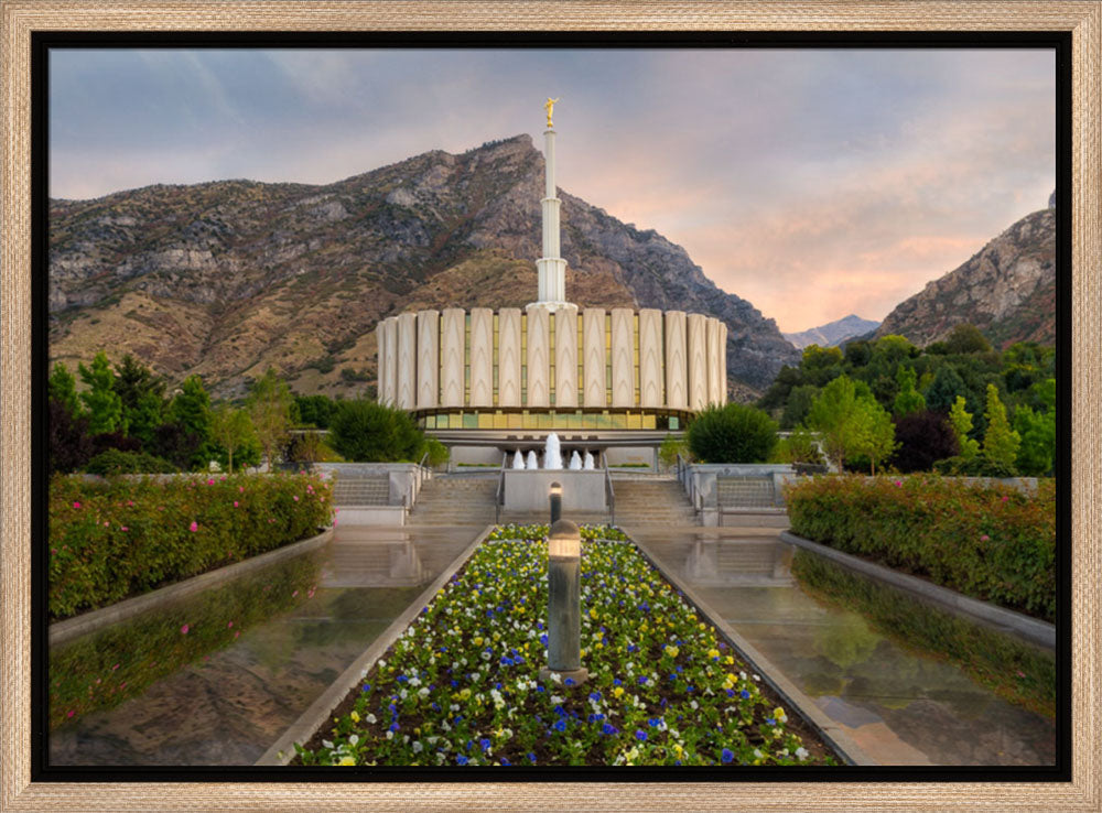 Provo Temple- Covenant Path by Robert A Boyd