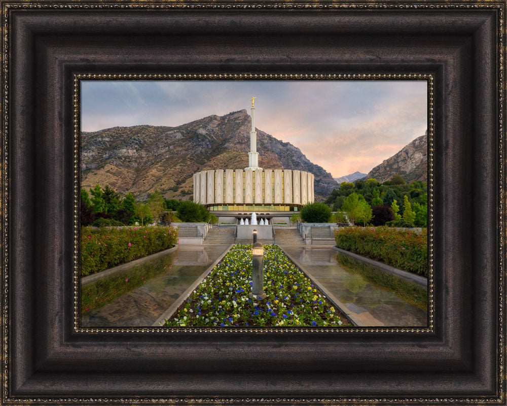Provo Temple - Covenant Path by Robert A Boyd