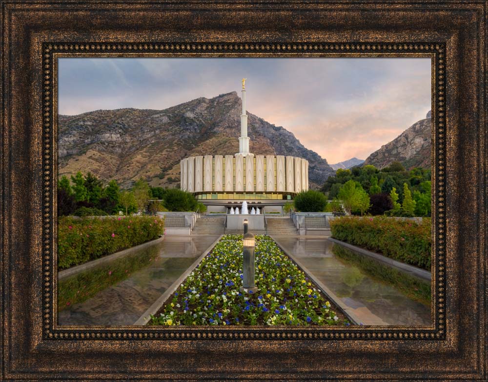Provo Temple - Covenant Path by Robert A Boyd