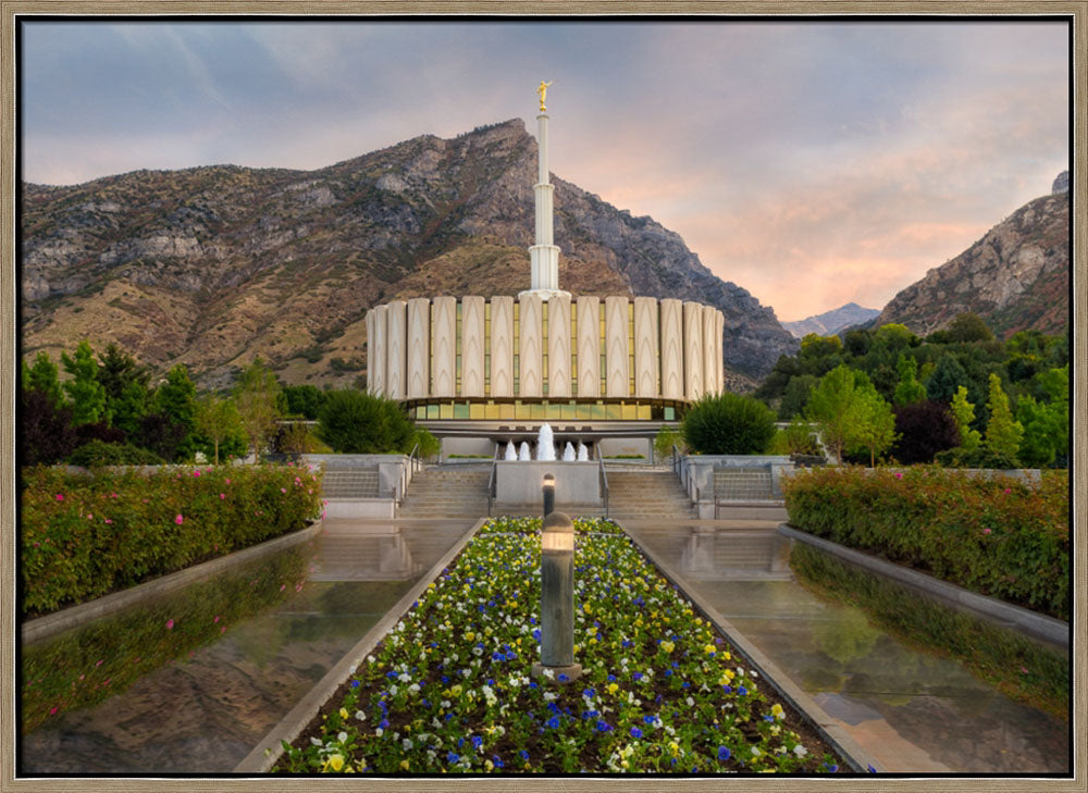 Provo Temple - Covenant Path by Robert A Boyd