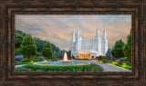 Washington DC Temple - Fountains by Robert A Boyd