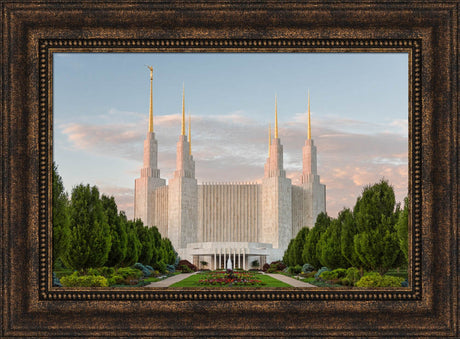 Washington DC Temple - Sunrise by Robert A Boyd