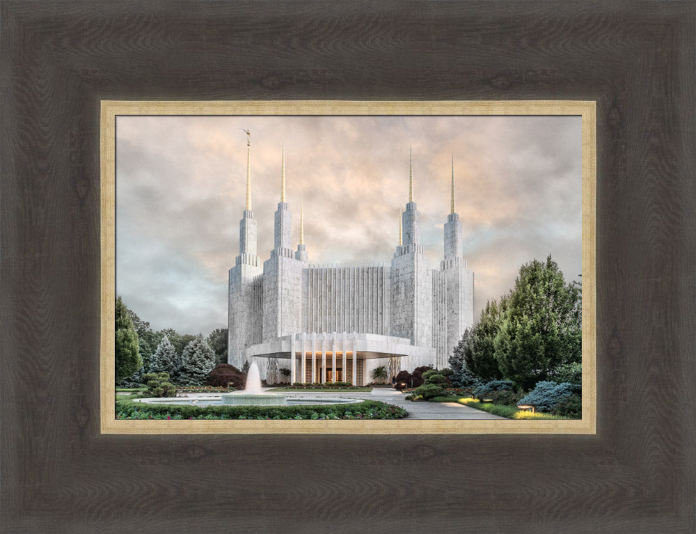 Washington DC Temple - Chrome Series by Robert A Boyd